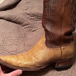 Tecovas Brown and Tan Western Boots